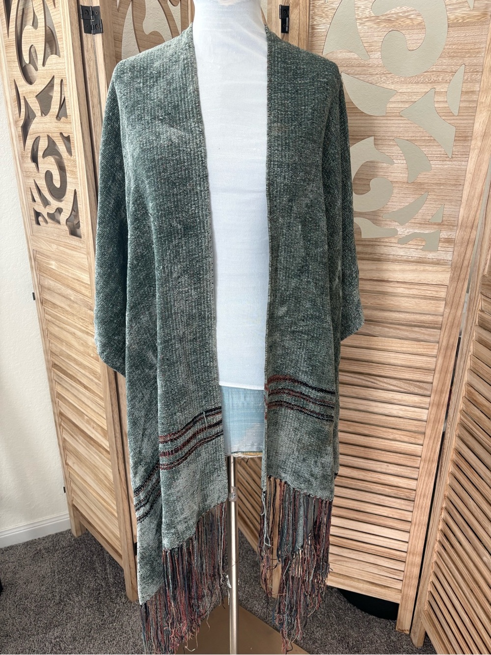 Daani Webb Shawl | Open Front Cardigan One Size Fits All
